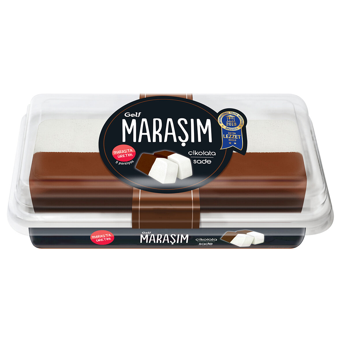 Golf Maraşım % 81 Sütlü Sade Çikolata 500 Ml