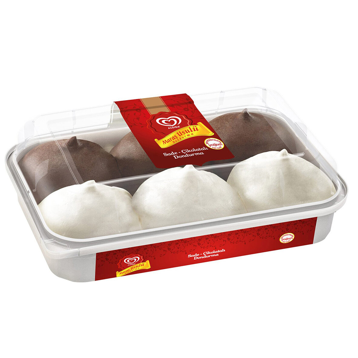 Algida Maraş Usulü Sade-Çikolatalı Dondurma 500Ml