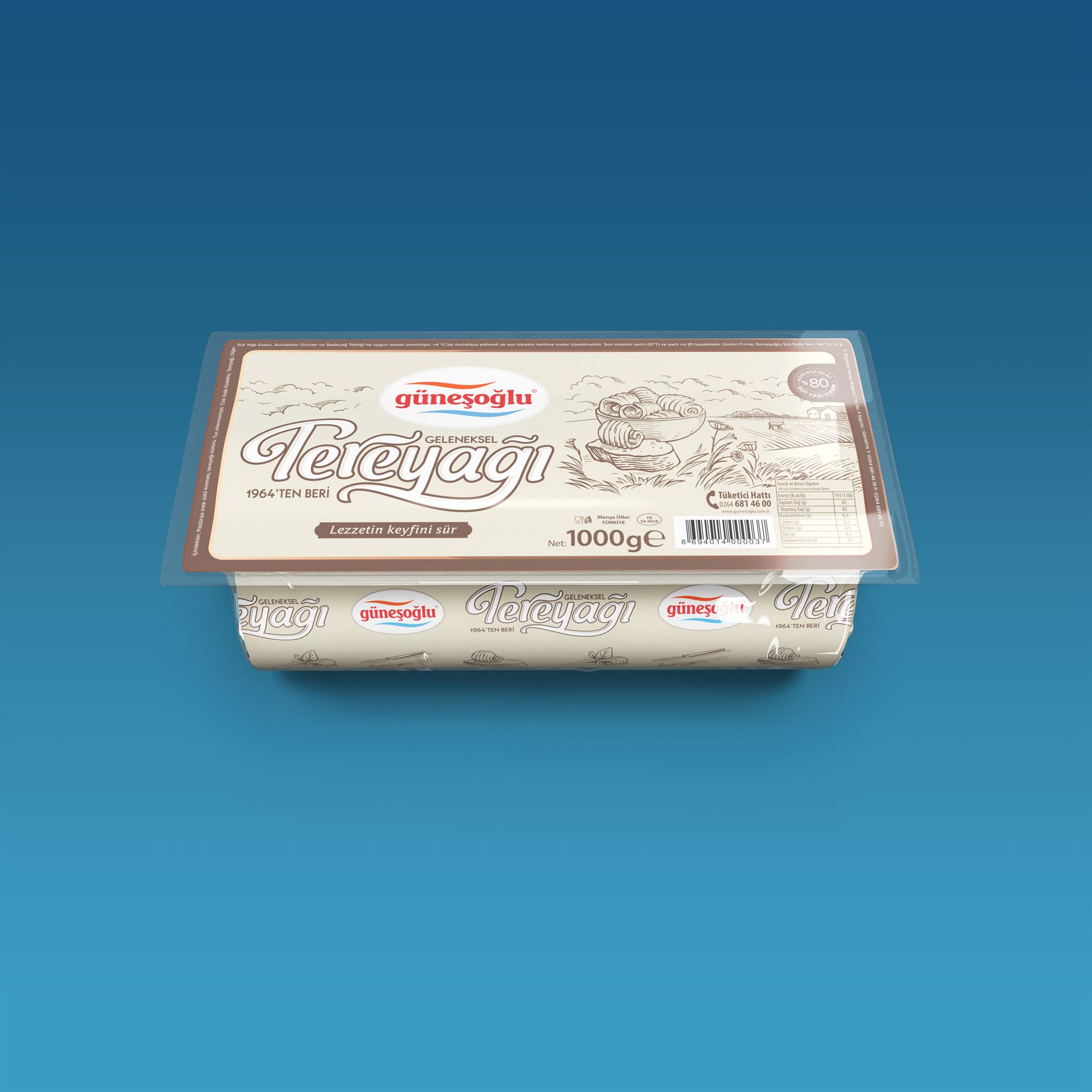 Güneşoğlu Tereyağ 1000 Gr