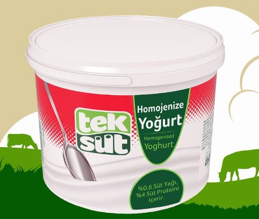 Teksüt Homojenize Yarım Yağlı Yoğurt 9Kg