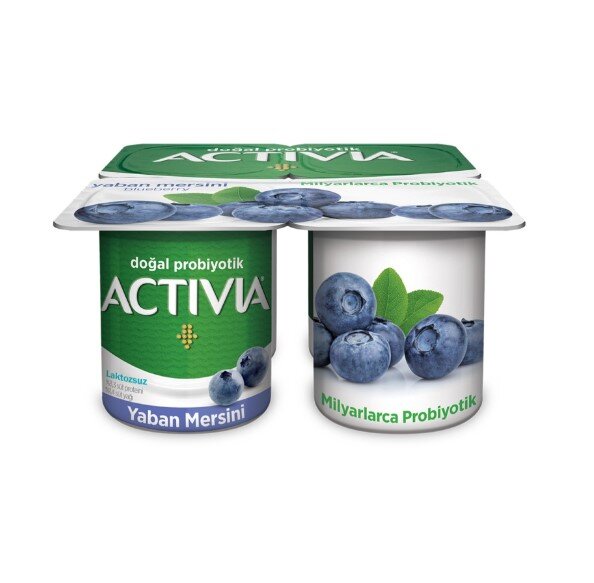 Actıvıa Yaban Mersinli Probıyotik Yoğurt 4*100G
