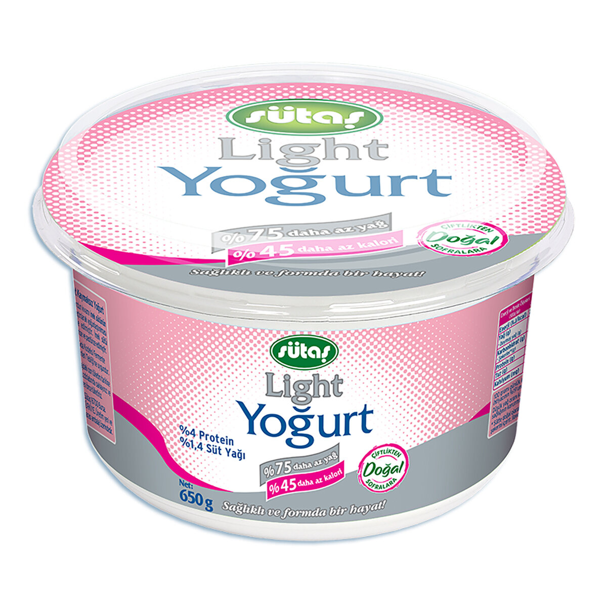Sütaş Lıght Yoğurt 650 G