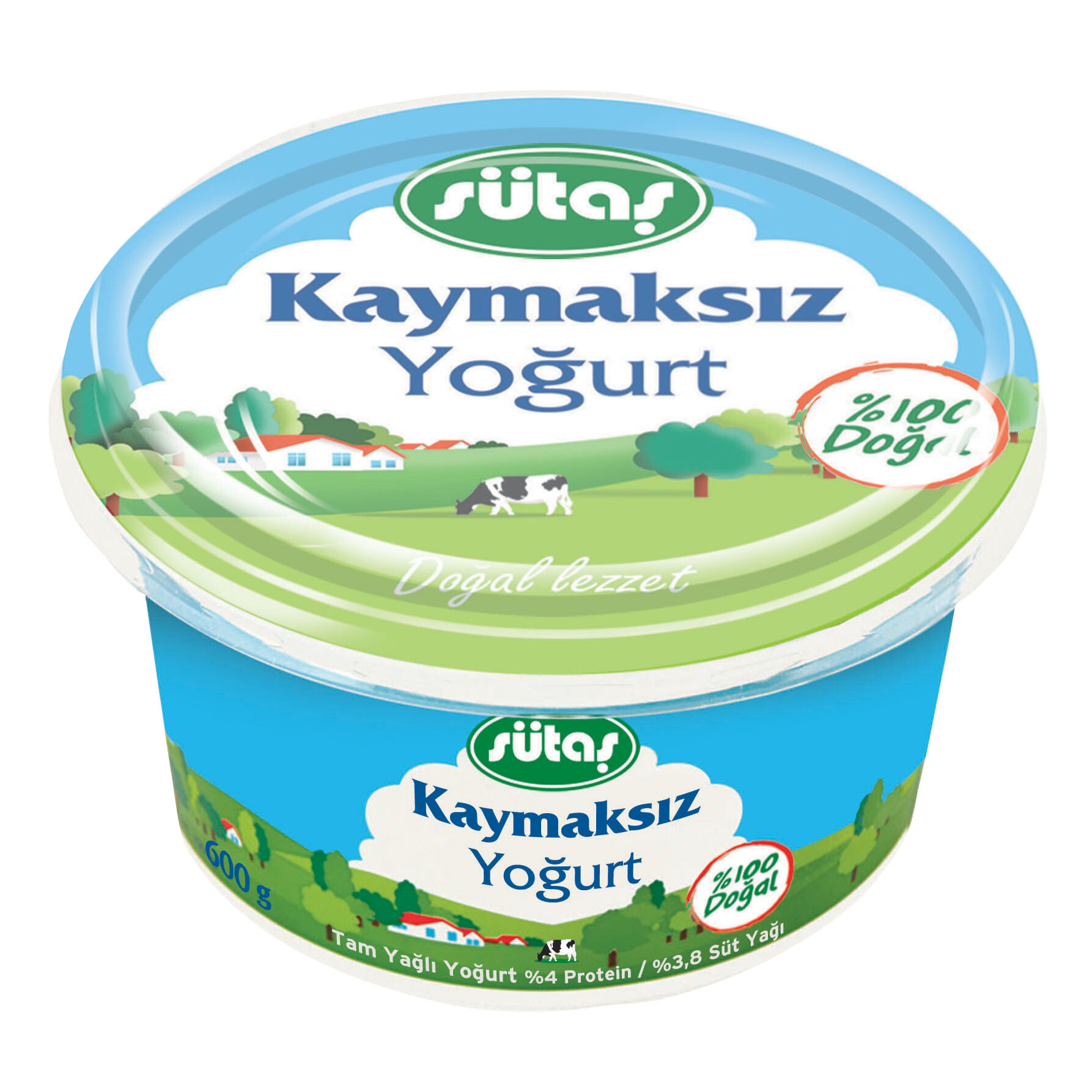 Sütaş Kaymaksız Yoğurt 600 G