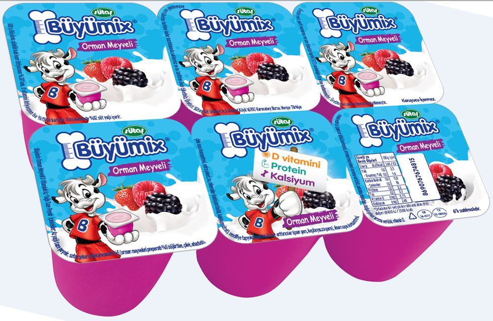 Sütaş Büyümix Orman Meyveli 6X40 G