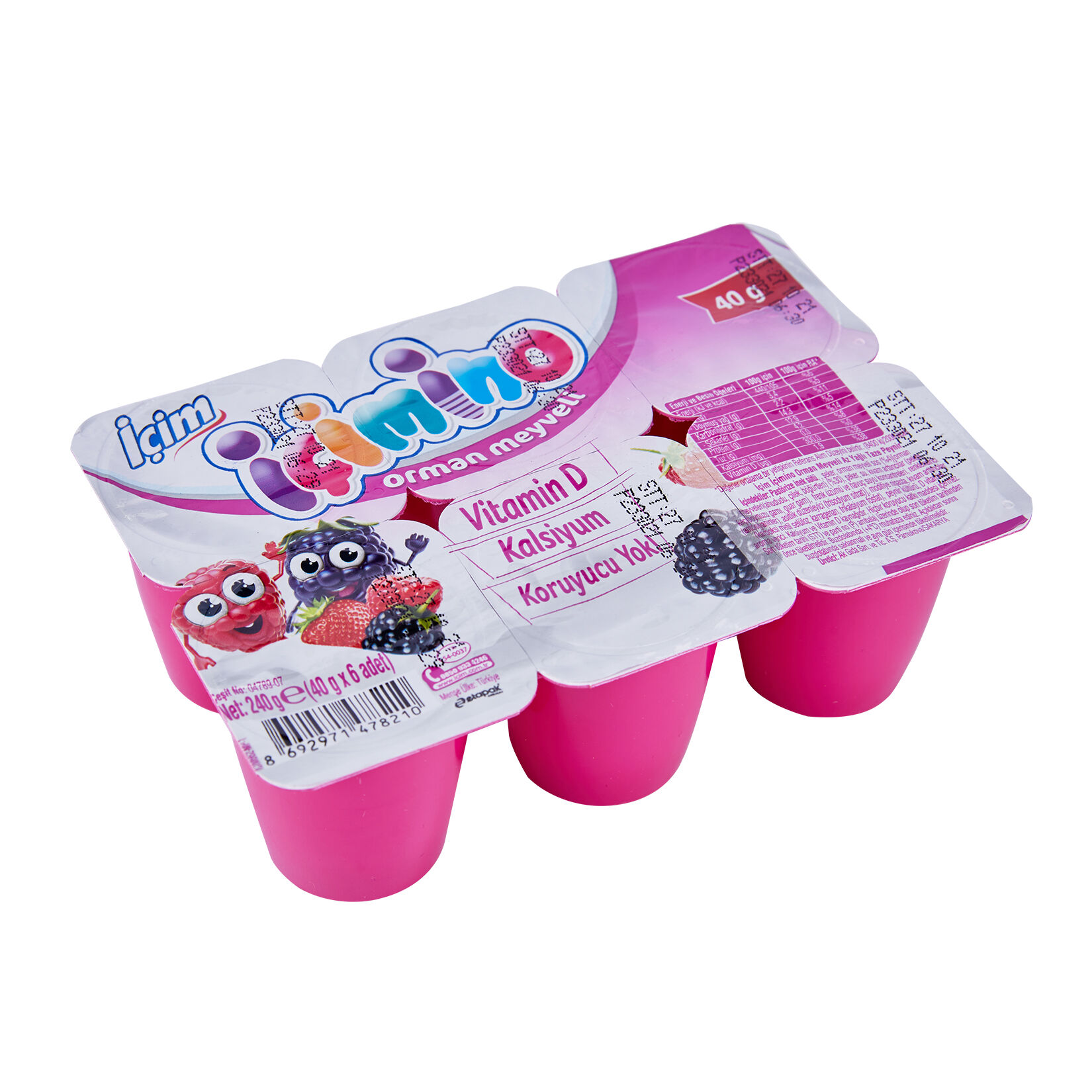 İçim İçimino Orman Meyveli Büyüme Küpü 6X40g