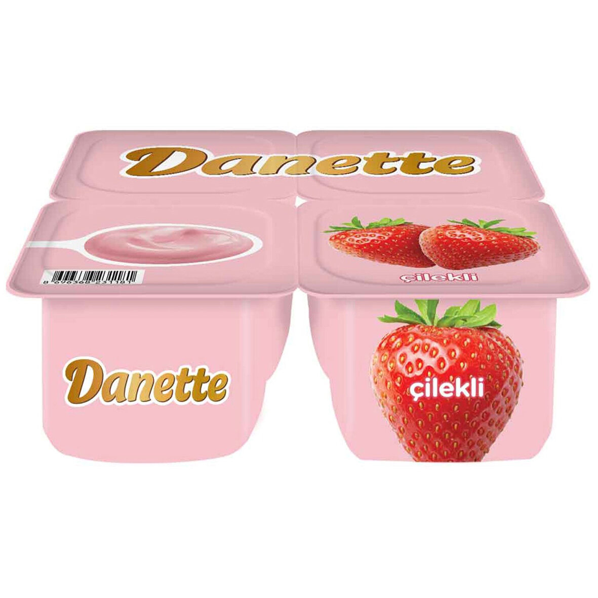 Danette Çilekli Puding 4X100 G