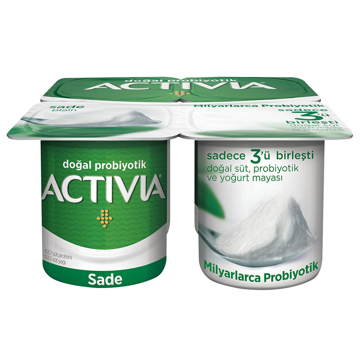Danone Actıvıa Sade 4X100 G