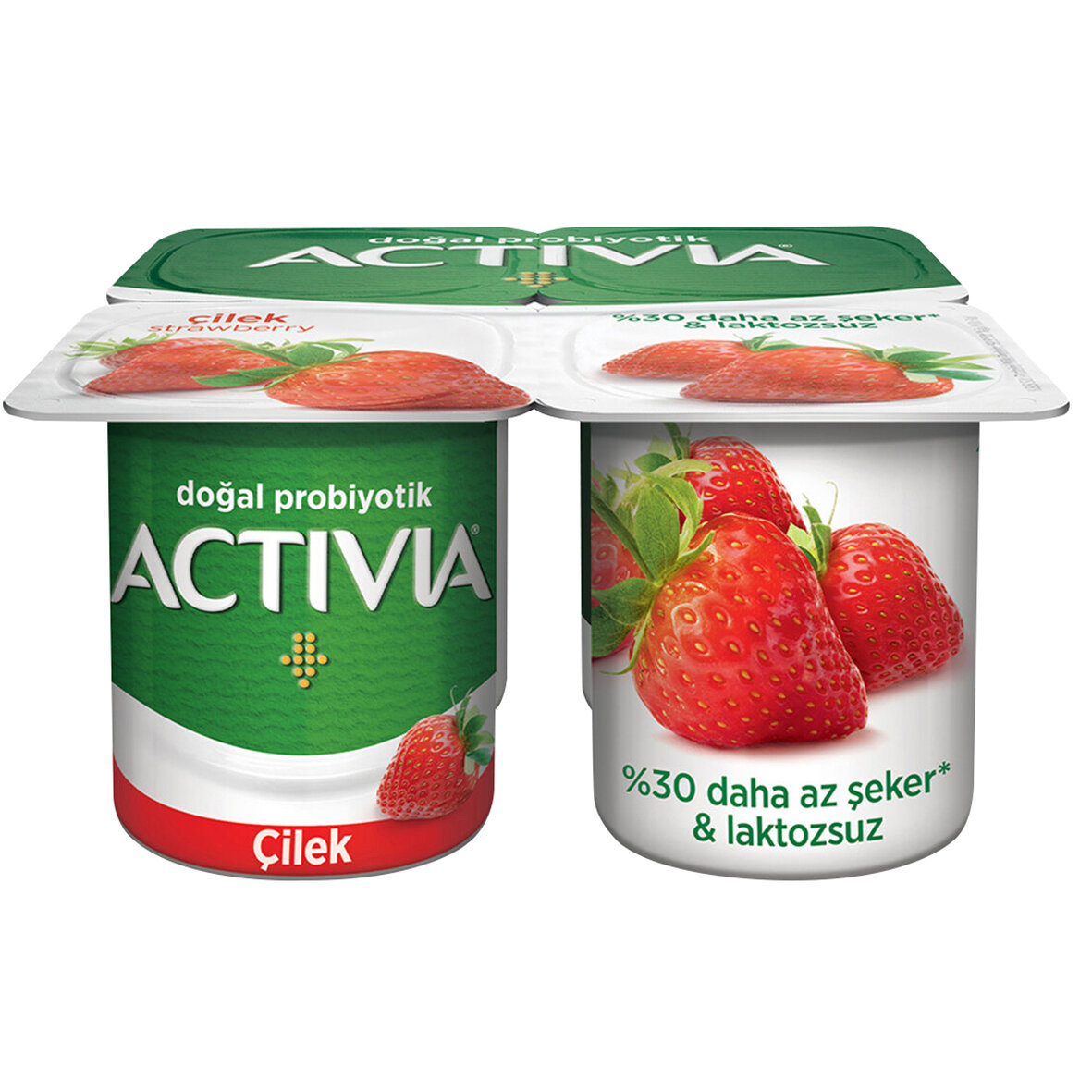 Danone Actıvıa Çilekli 4X100 G
