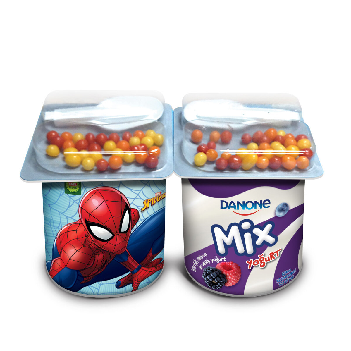 Danone Mıx Karışık Meyve Aromalı Yoğurt 2X90 G