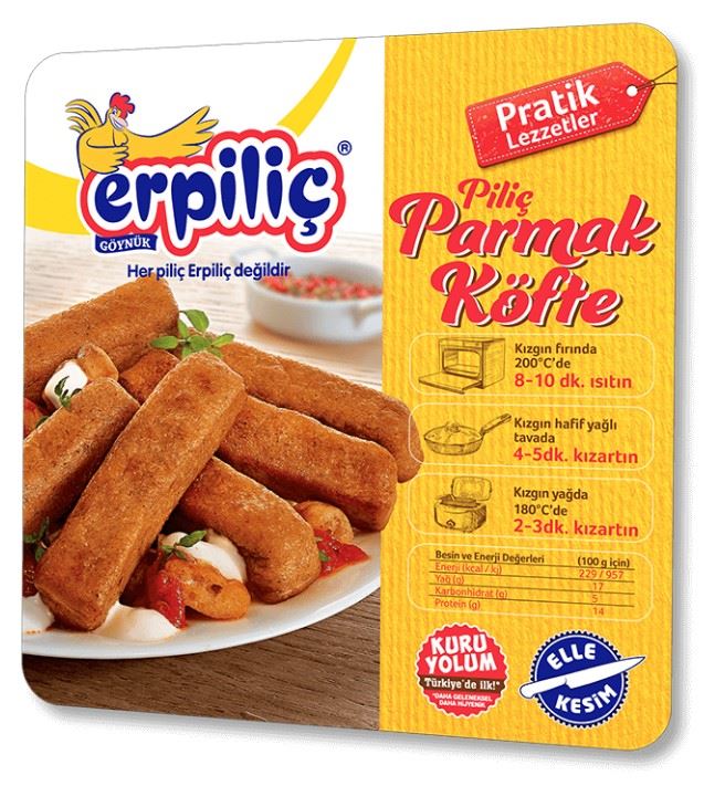 Erpiliç  Dond. Piliç Parmak Köfte 1000 Gr