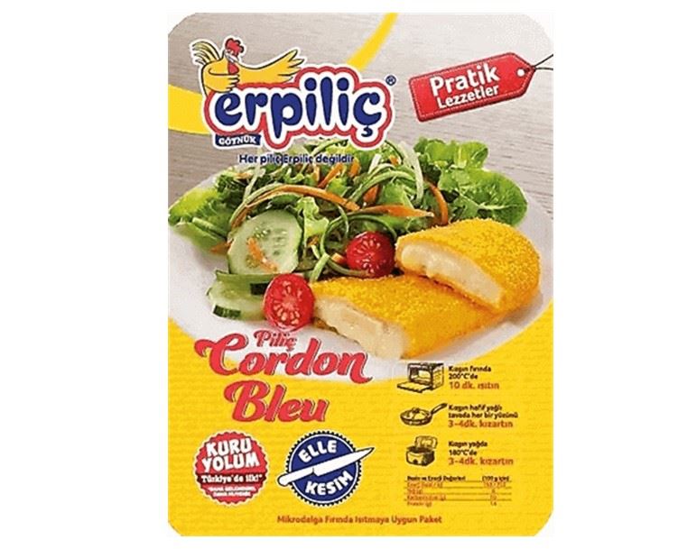 Erpiliç  Dond. Piliç Cordon Bleu 1000 Gr