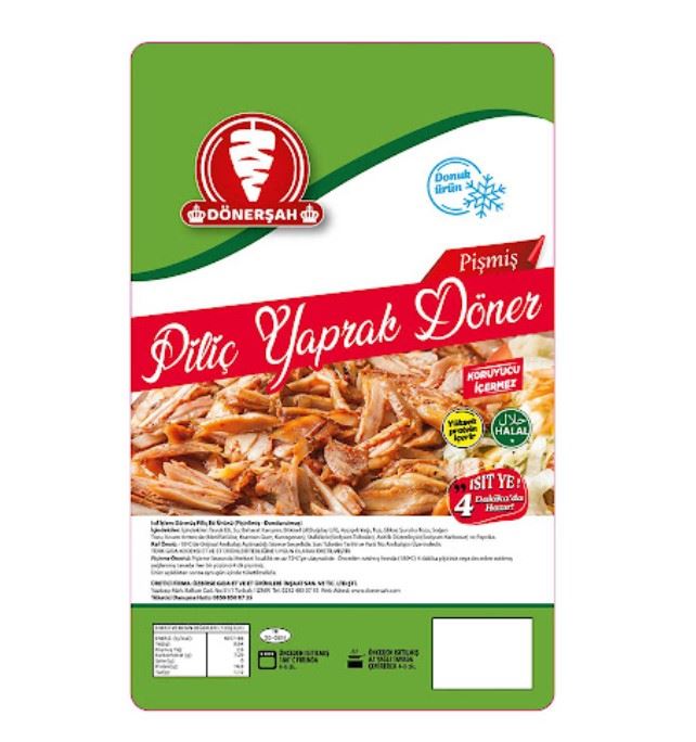 Dönerşah Piliç Yaprak Döner 500 Gr