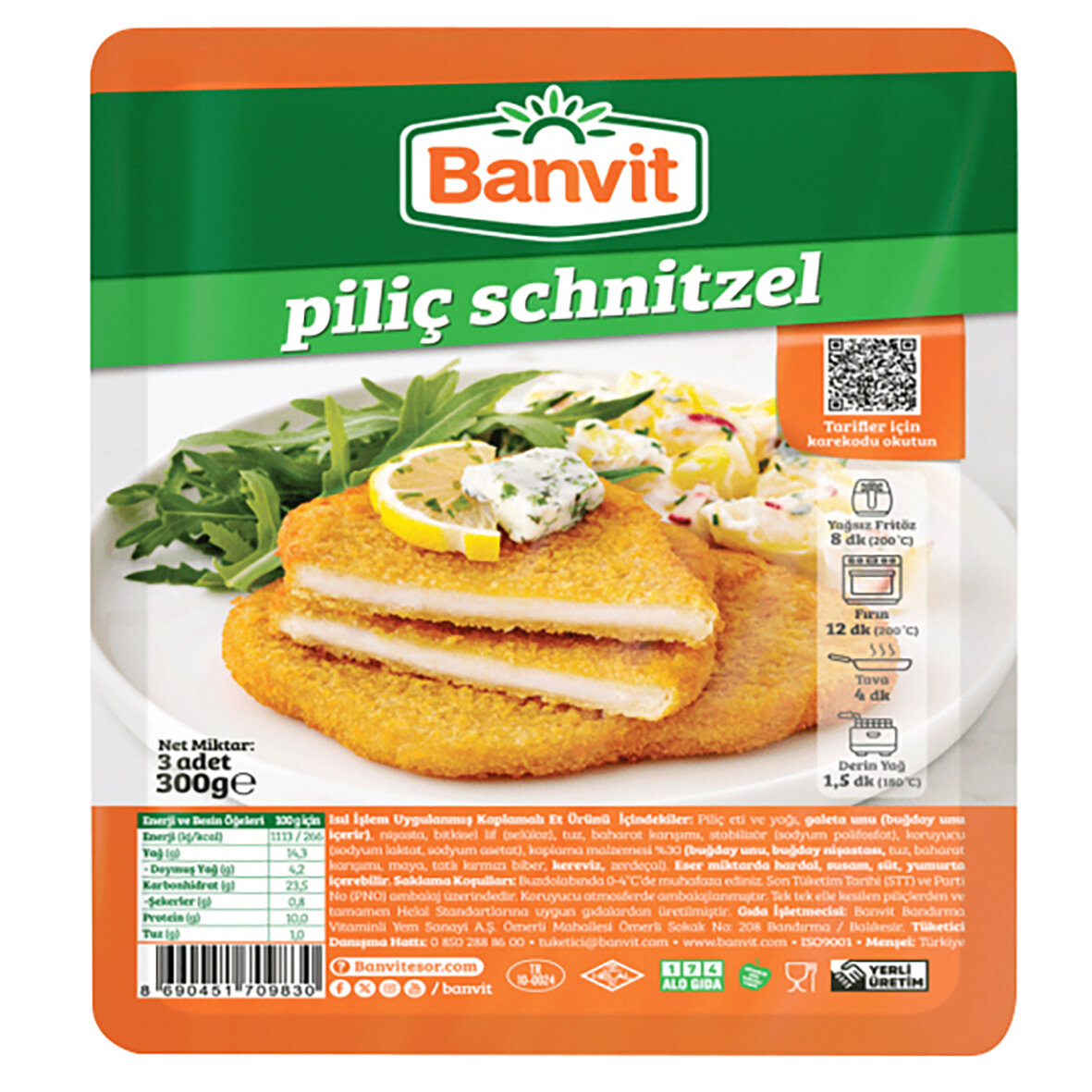 Banvit Piliç Schnitzel 300 G.