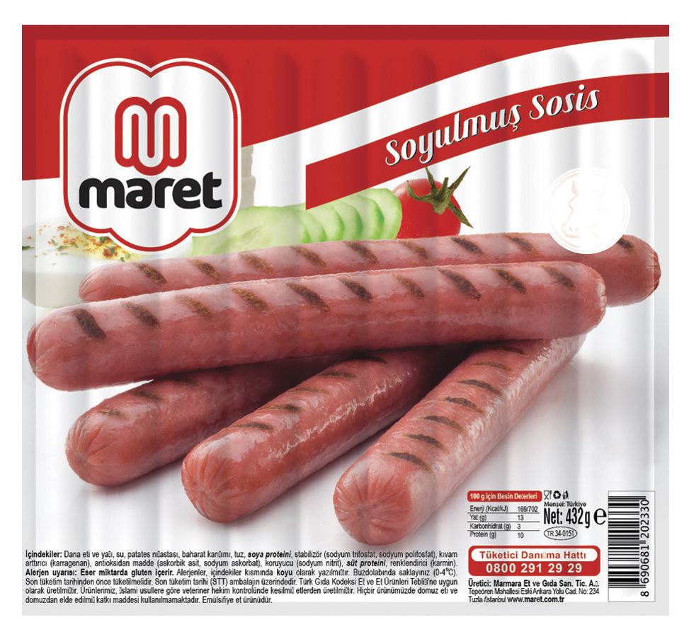 Maret 10'Lu Sosis 432 G