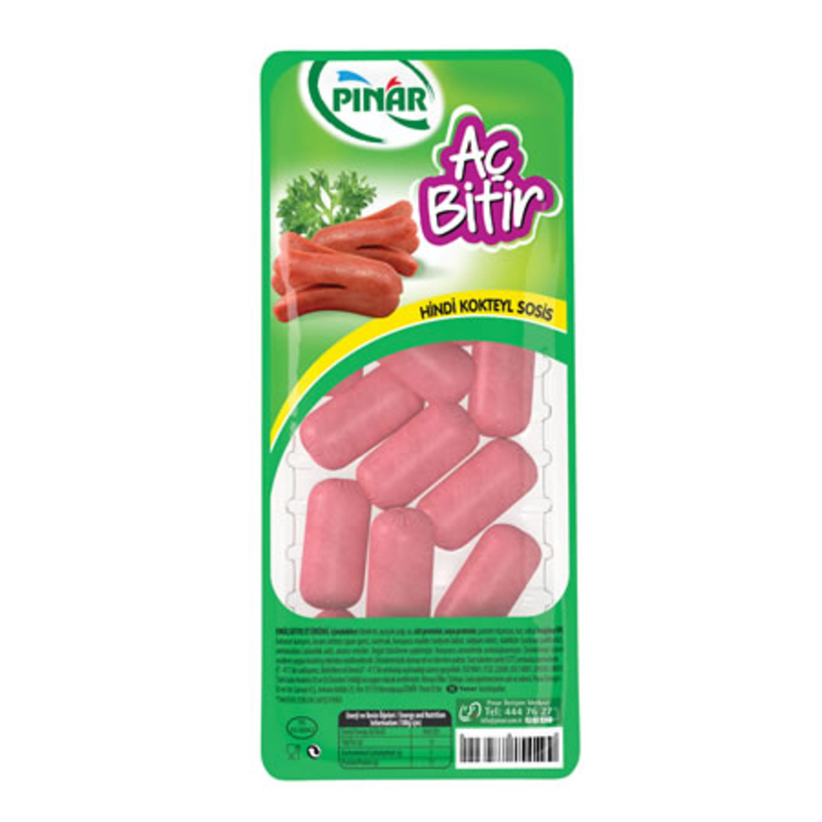 Pınar Aç Bitir Kokteyl Sosis 180G