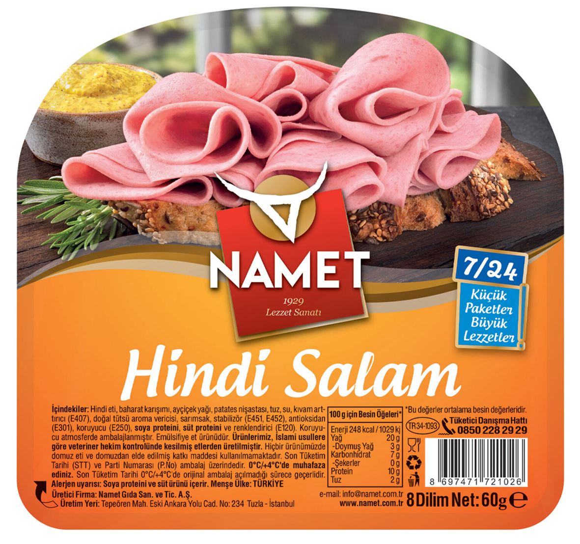 Namet 7 / 24 Hindi Salam 60 G