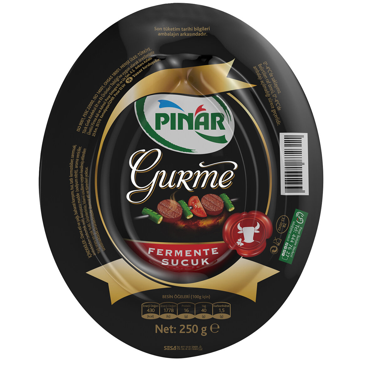 Pınar Sucuk Gurme 250 Gr.