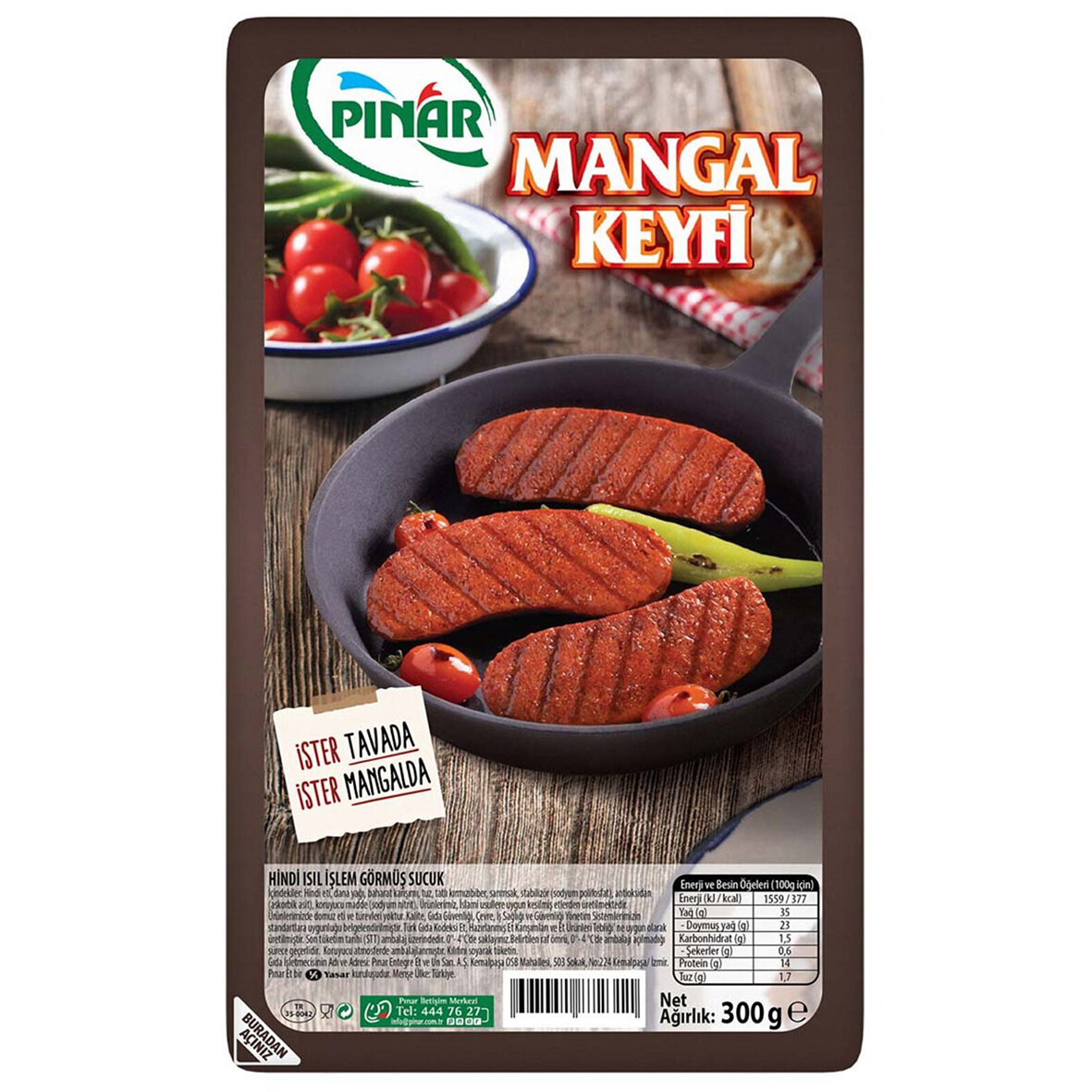 Pınar Sucuk Mangal Keyfi 300 G