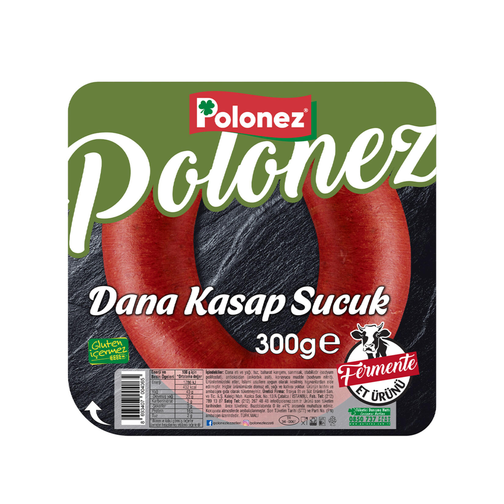 Polonez Dana Kasap Sucuk 300 G