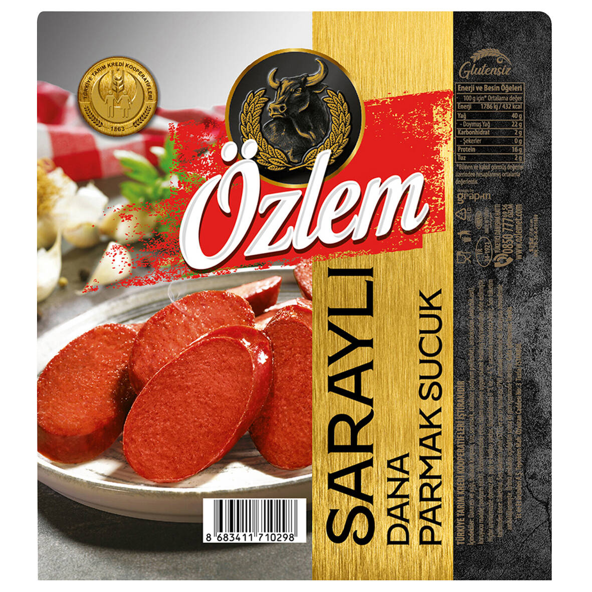 Özlem Saraylı Dana Parmak Sucuk 400G