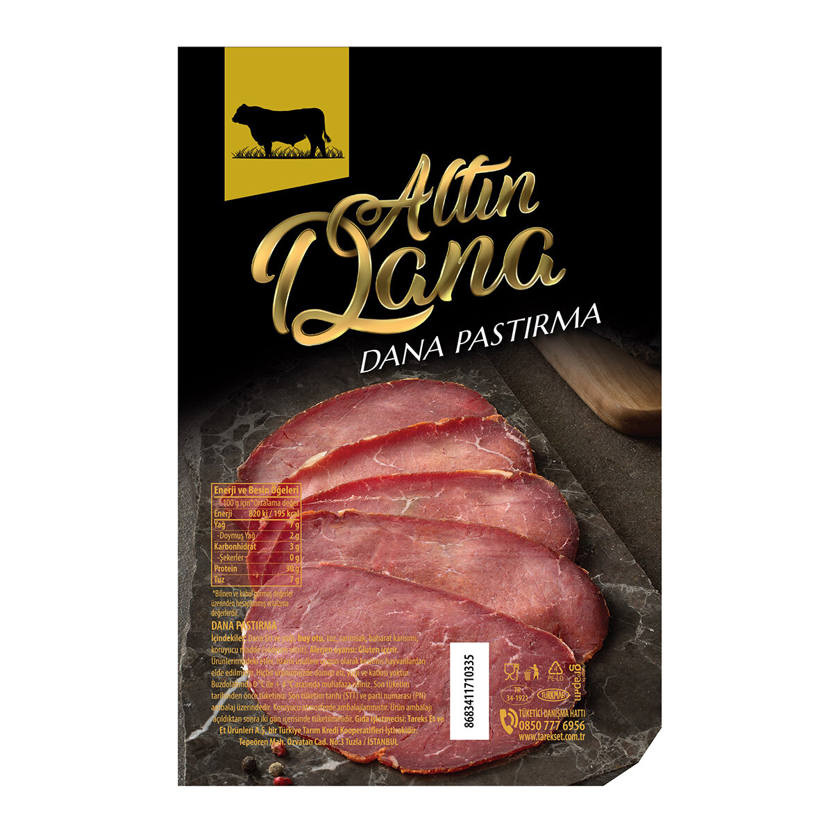 Altındana Dana Pastırma 120G