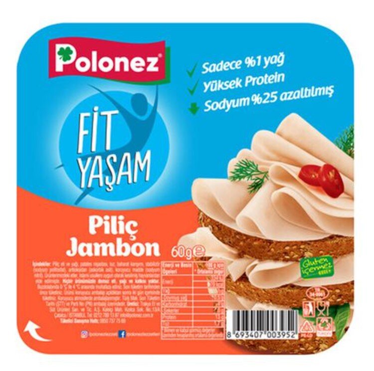 Polonez Piliç Jambon 60 Gr