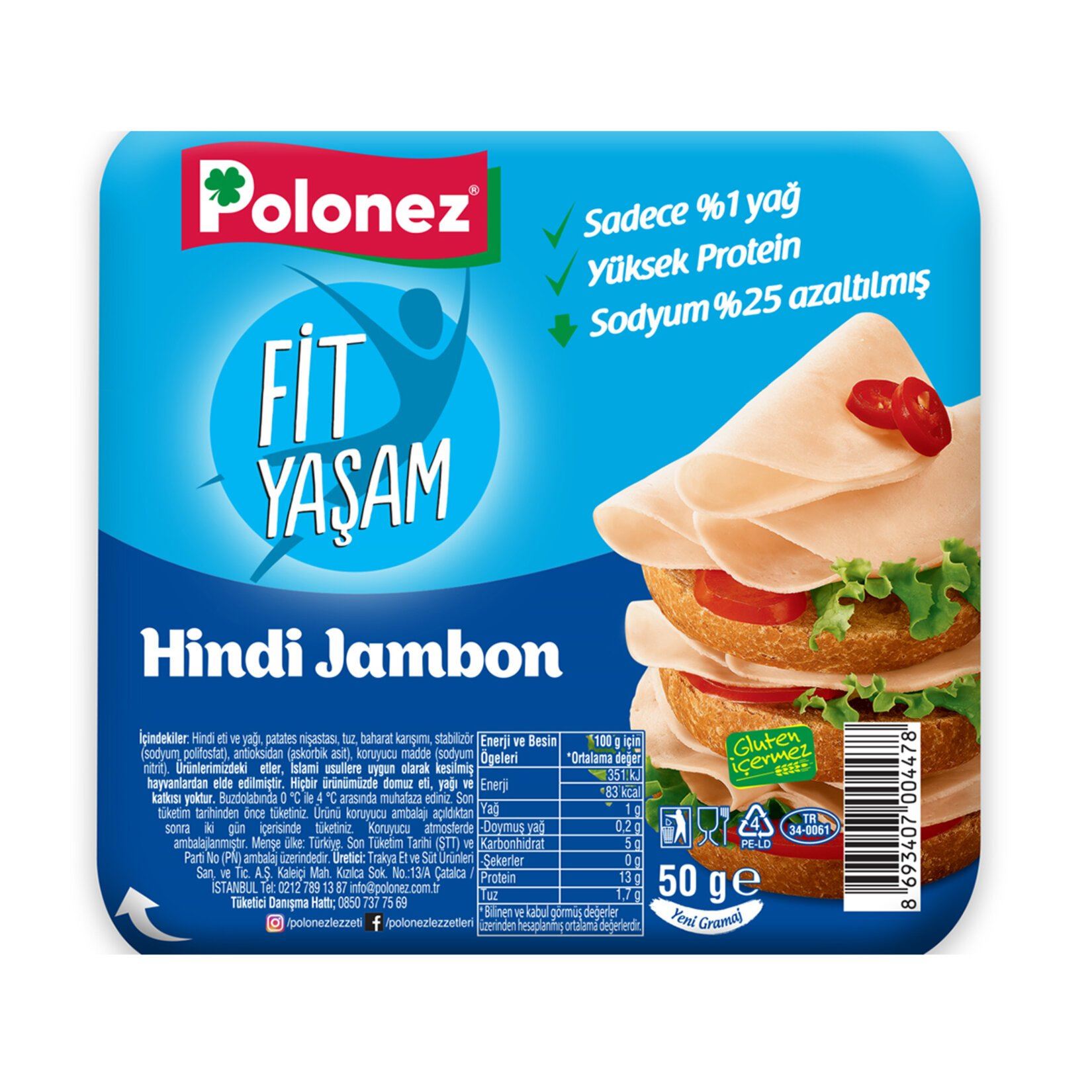 Polonez Hindi Jambon 50 G