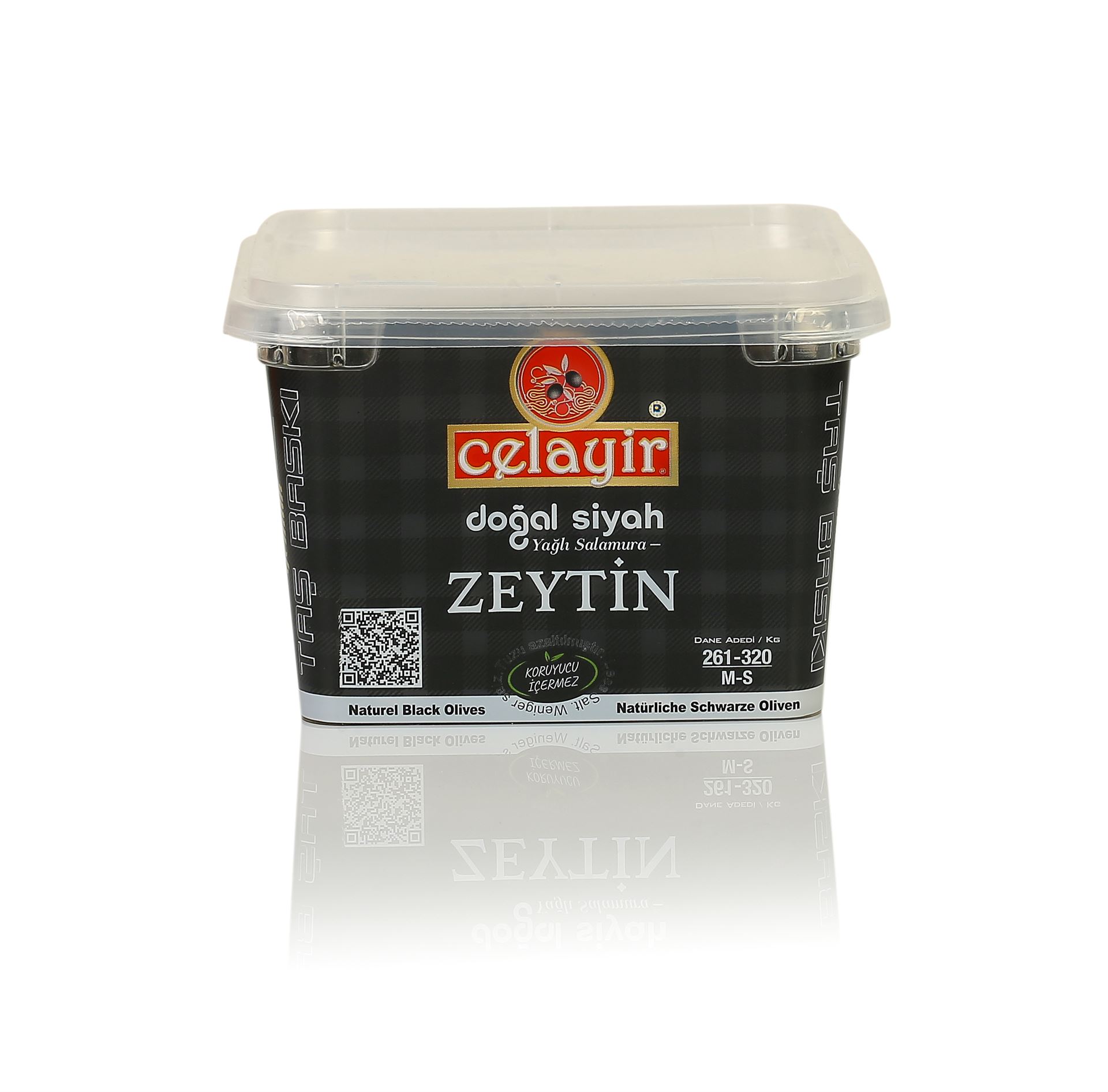 Celayir Yağlı Siyah Zeytin 261-320 / 400G