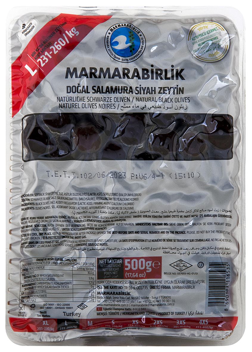 M.Birlik Hiper Zeytin 500G.231