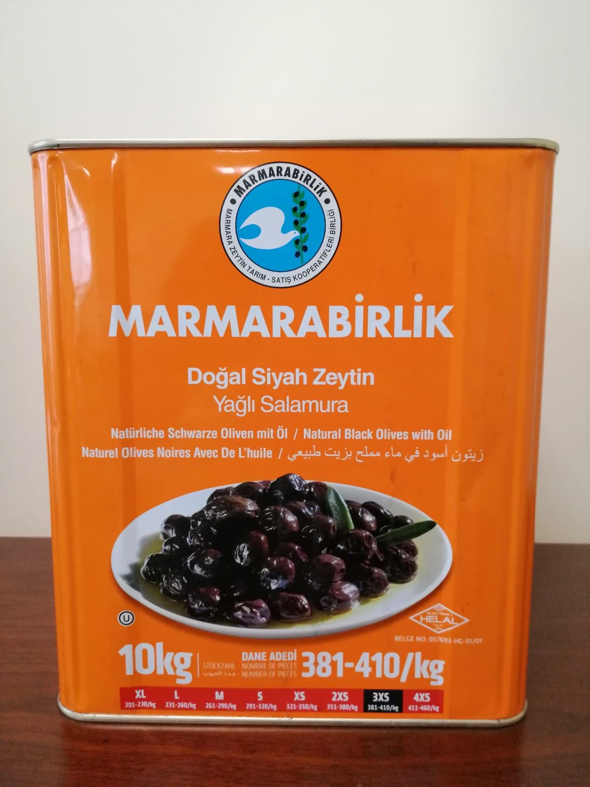 M.Birlik Doğal Yağlı Salamura Sy.Zeytin Kg 381-410