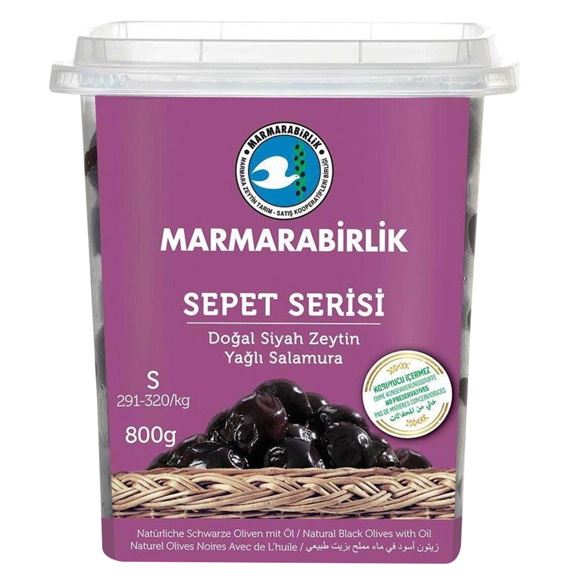 Marmarabirlik Sepet Serisi Zeytin S 291 320  800G