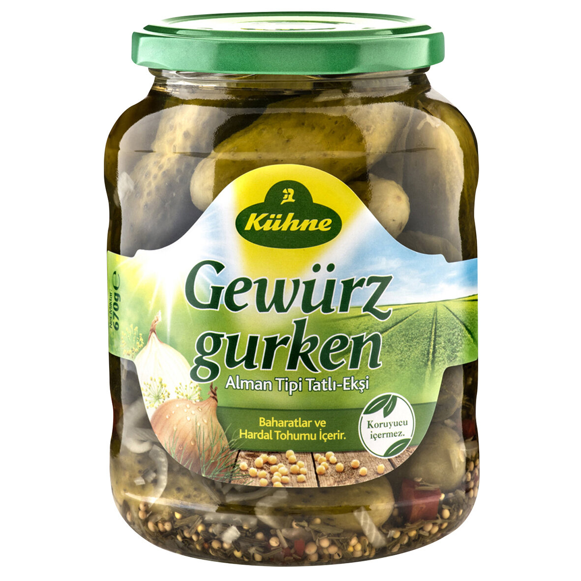 Kühne Salatalık Turşusu Alman Tipi 670 G