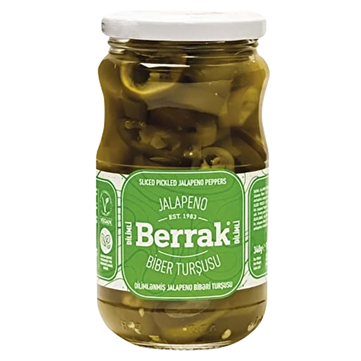 Berrak Jalapeno Acı Biber Turşusu 340 G