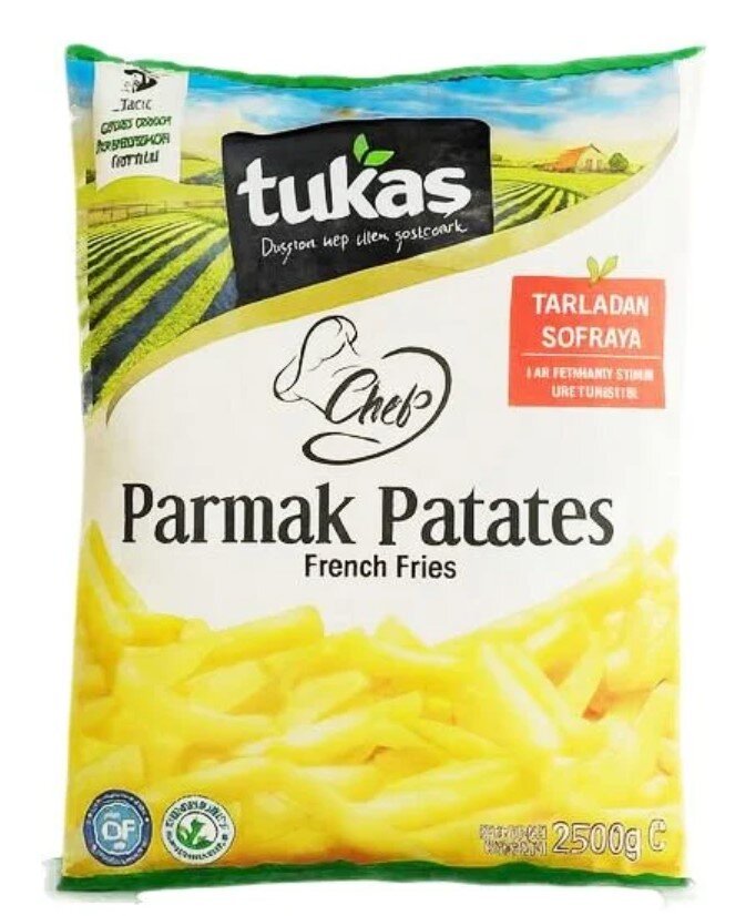 Tukaş Dondurulmuş Parmak Patates 2.5 Kg