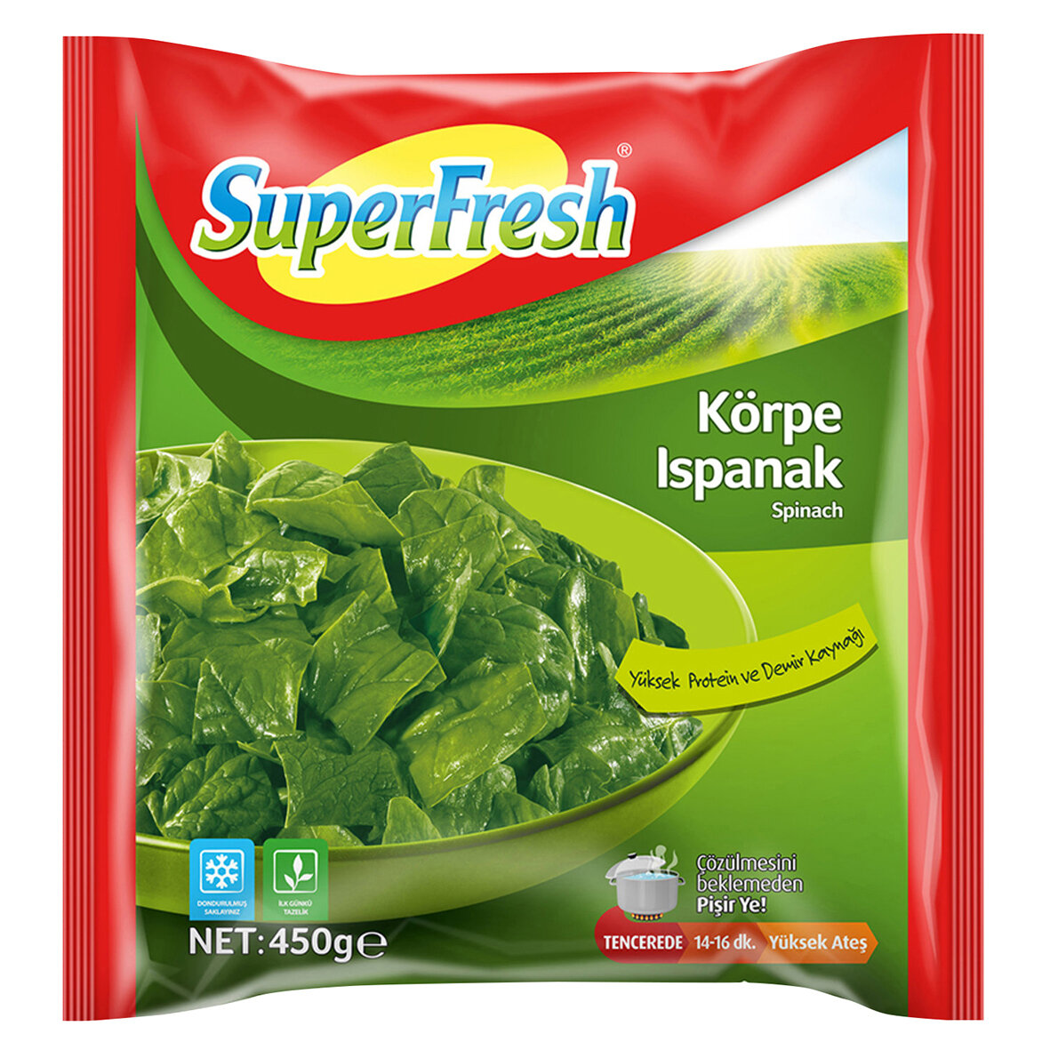 Superfresh Ispanak 450G