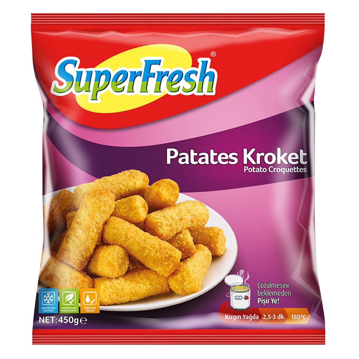 Superfresh  Patates  Kroket  450G