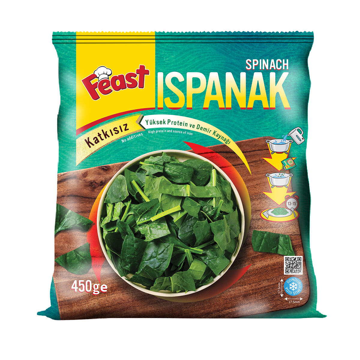 Feast Ispanak 450 G