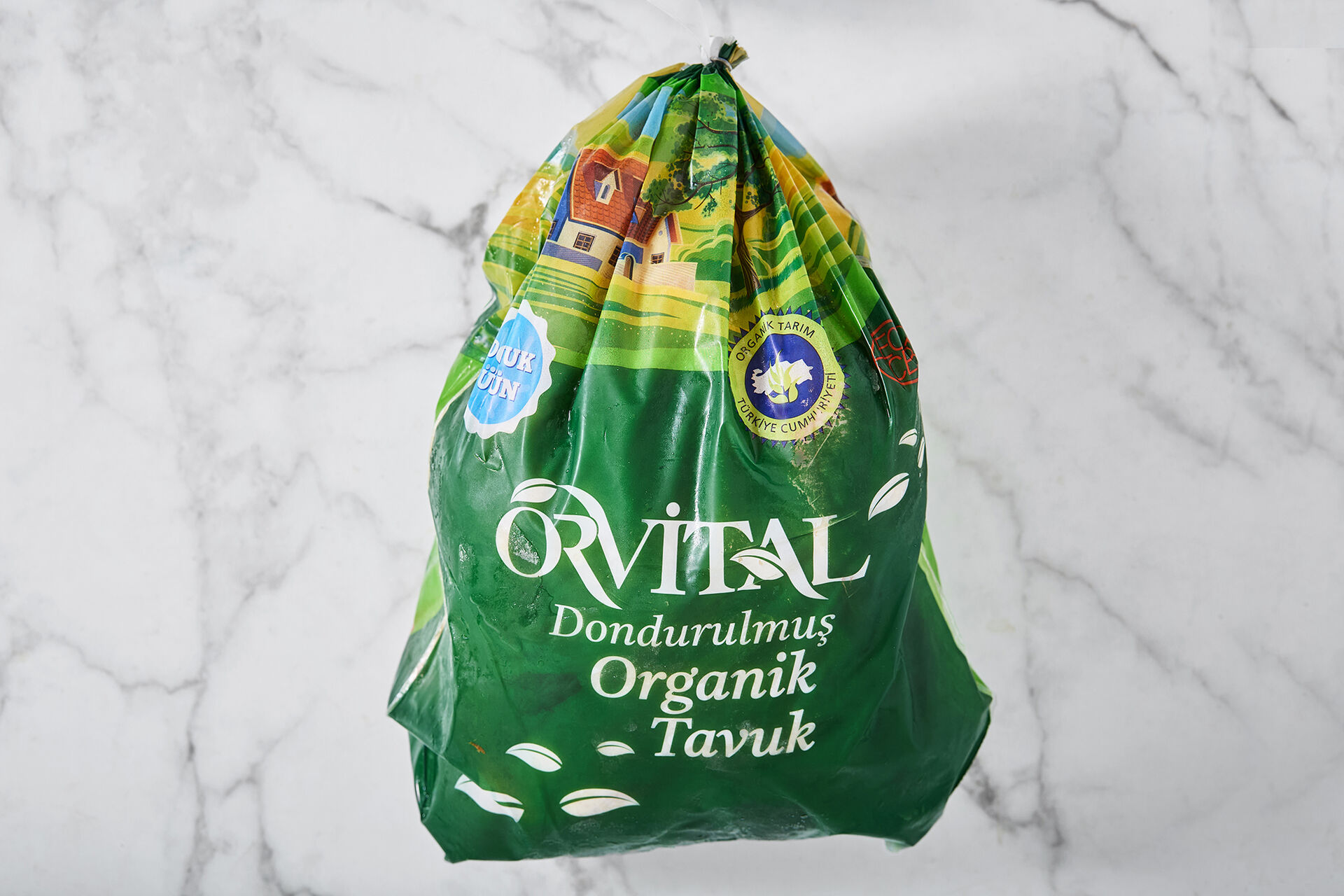 Orvıtal Organik Poşetli Donuk Bütün Piliç Kg