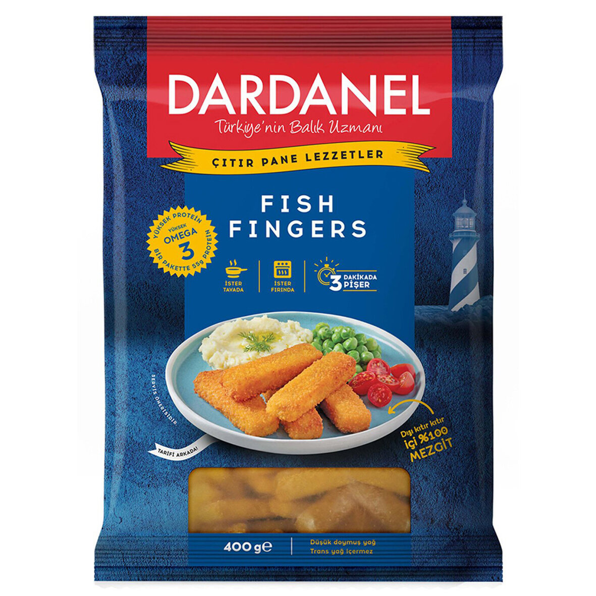 Dardanel Fısh Fınger 400 G