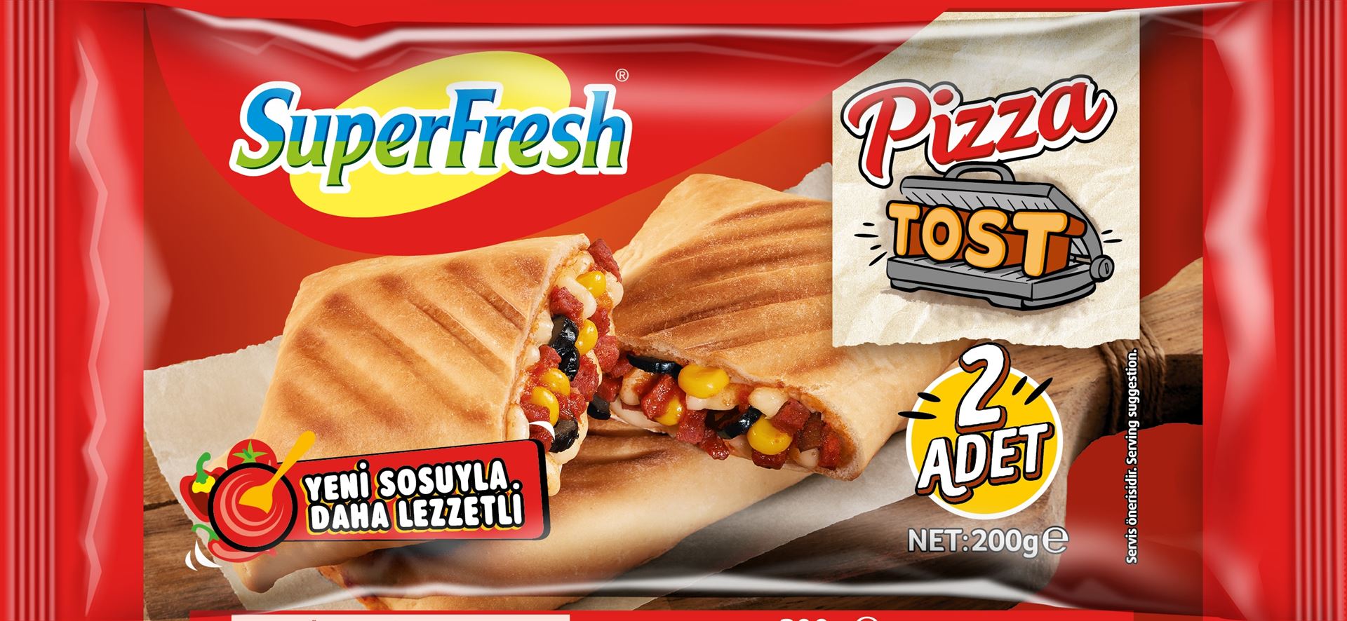 Superfresh Pizza Tost Klasik 200G