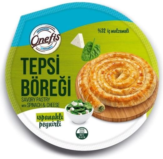 Onefis Ispanaklı Peynirli Tepsi Böreği 700 G