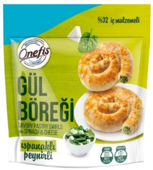 Onefis Ispanaklı Peynirli Gül Börek 400 G