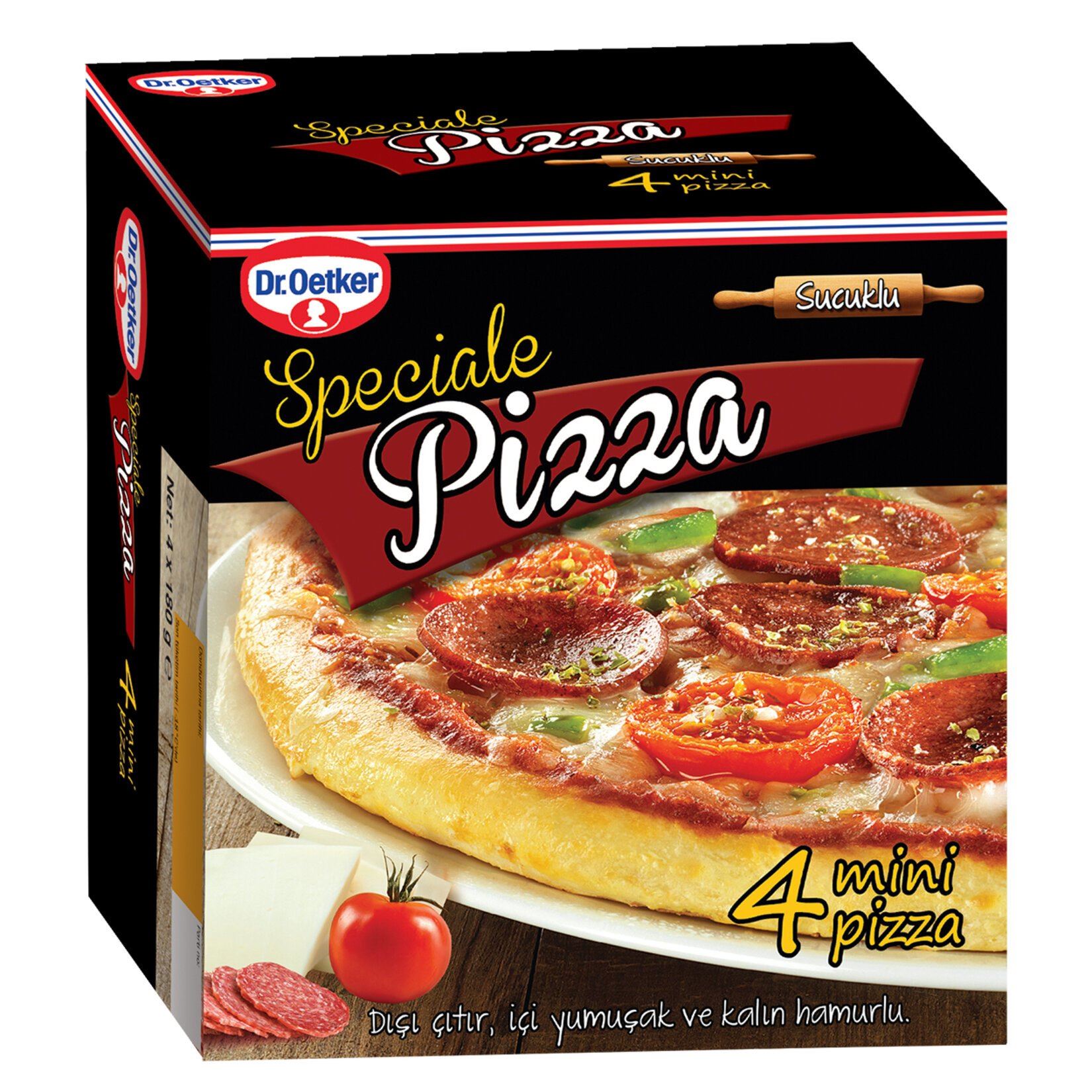 D.R Oetker Speciale 4'Lü Mini Pizza  720 G