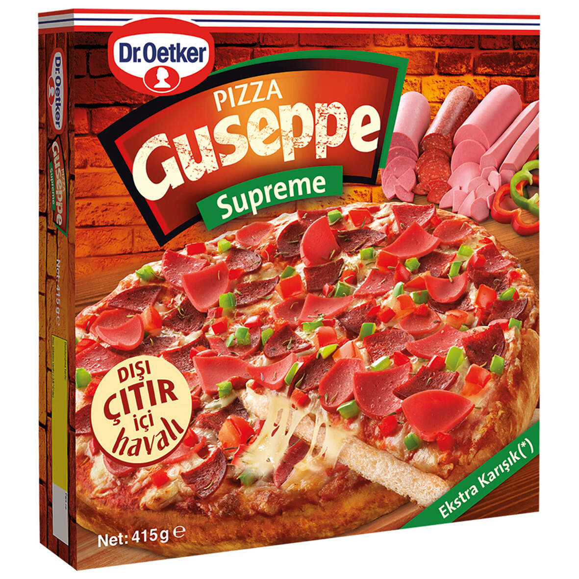 Dr.Oetker Guseppe Supreme Extra Karışk Pızza 415 G