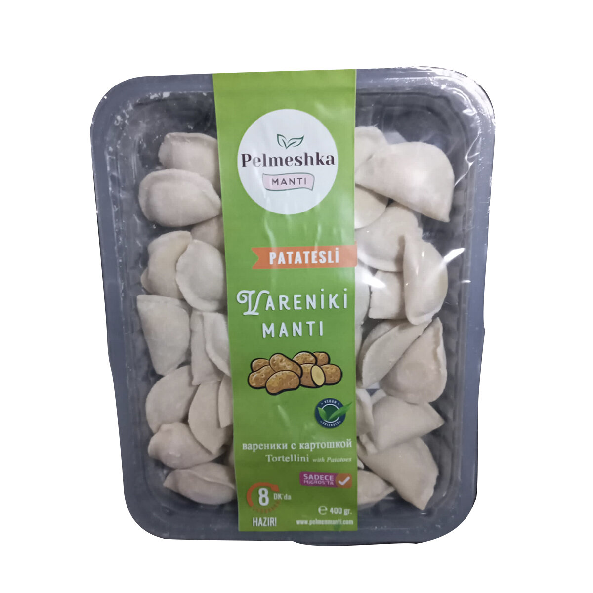 Pelmeshka Patatesli Vareniki Mantı 400 G