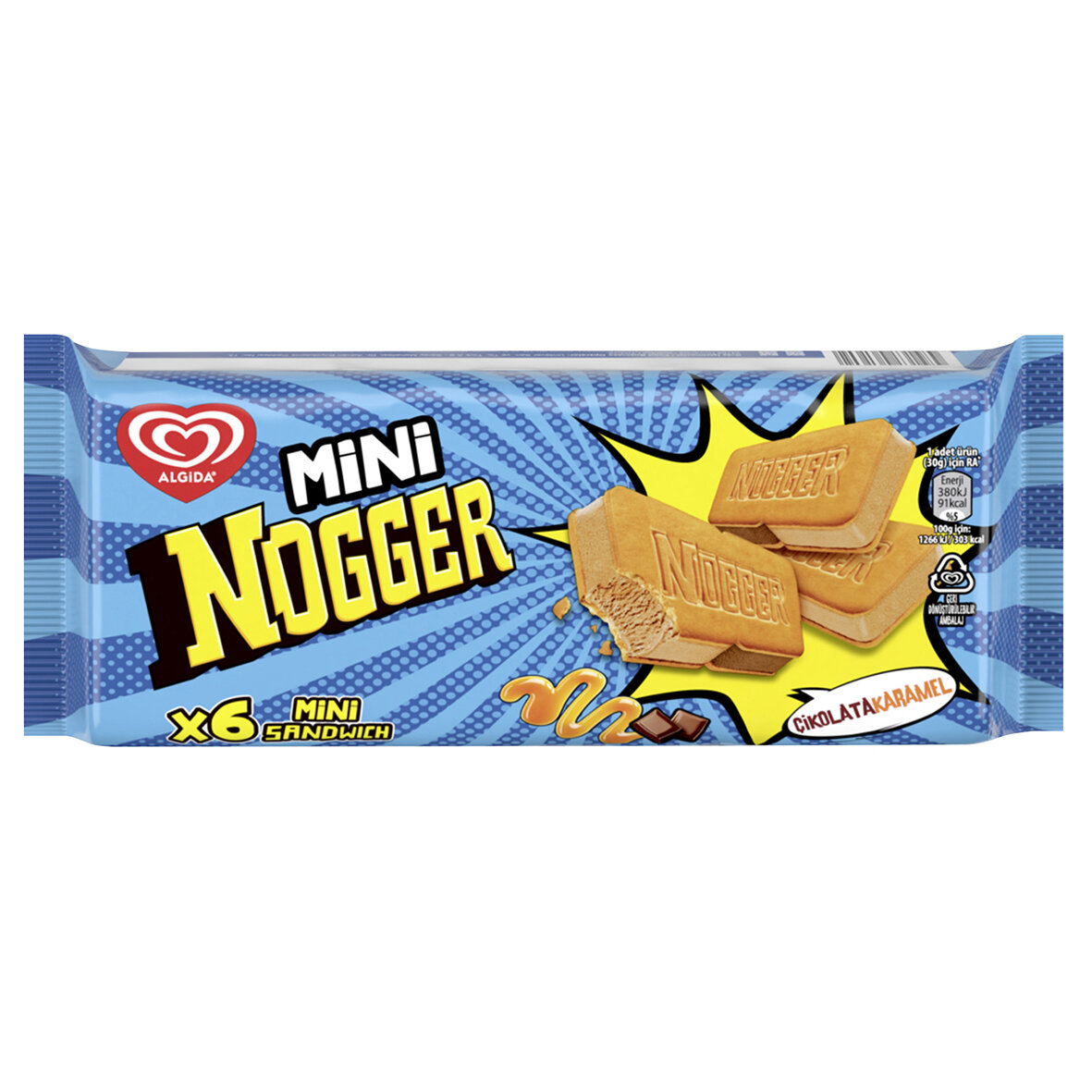 Algıda 6Lı  Mini Nogger 360Ml