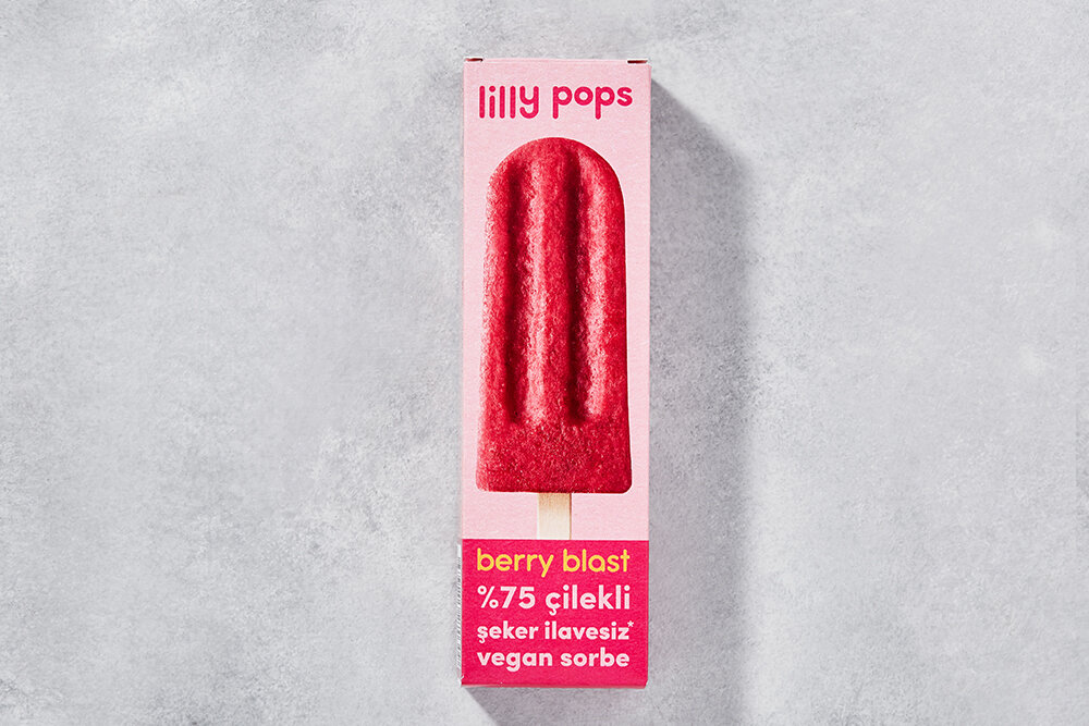 Lılly Pops Çilekli Vegan Sorbe 70 G