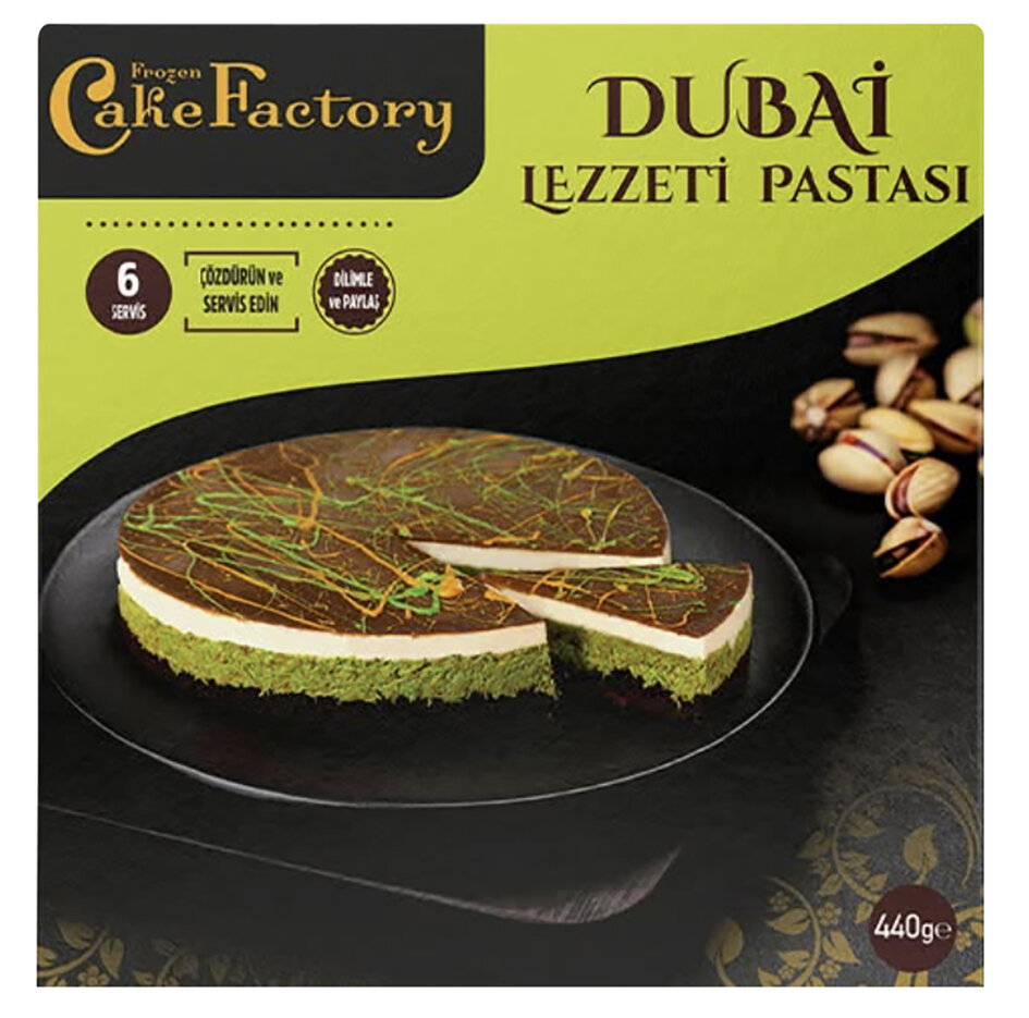 Frozen Cake Factory Dubai Lezzeti Pasta 440 G