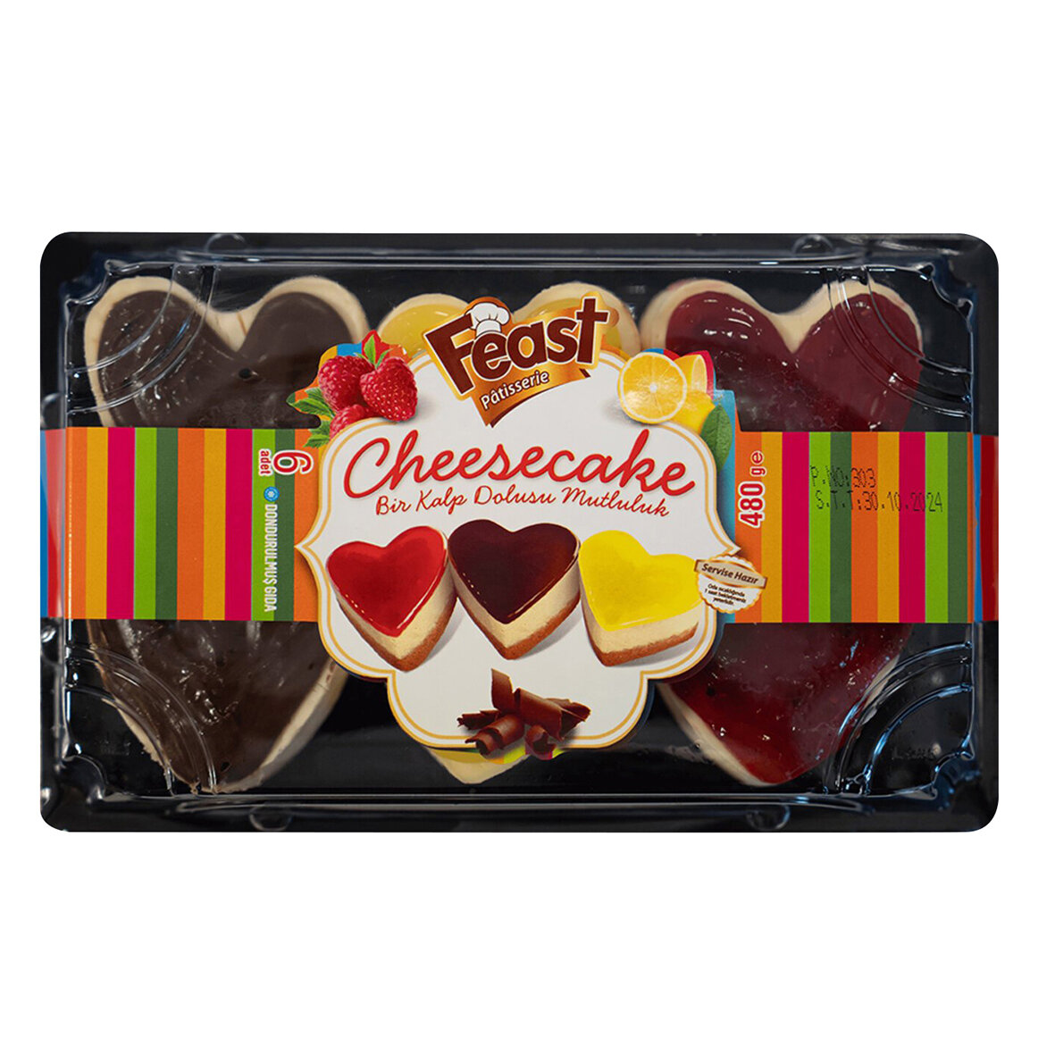 Feast Dondurulmuş Mini Cheesecake 480 G