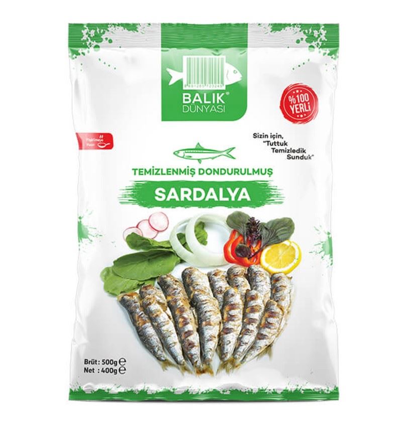 Balık Dünyası Sardalya Temizlenmiş 500 Gr
